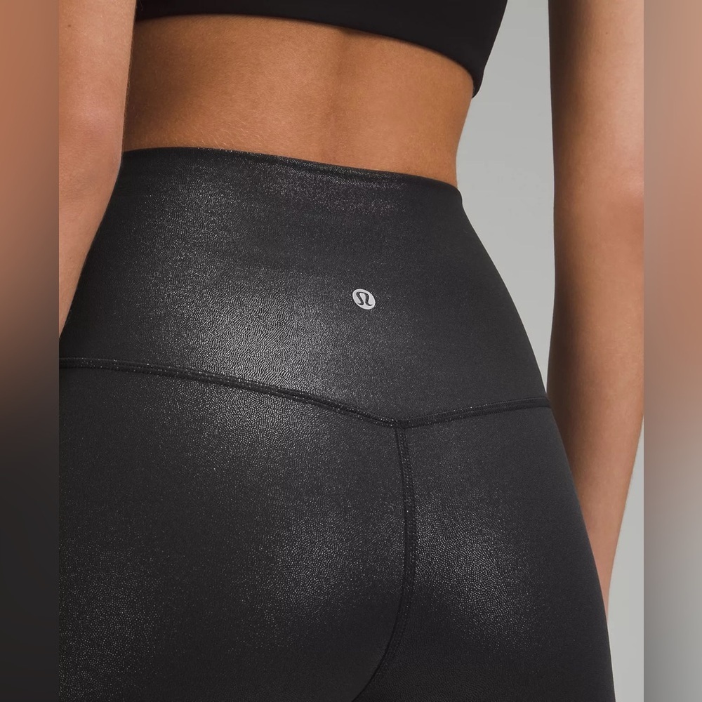 lululemon Align High-Rise Pant Leggings Foil 28"
Shine Size 6 Black - Picture 5 of 6